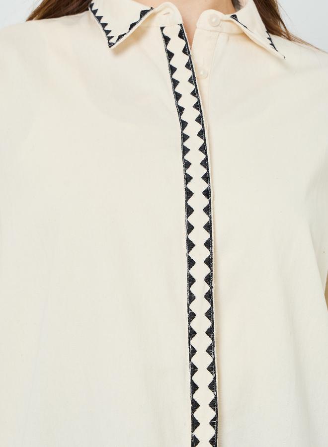 ستايلي قميص مطرز للنساء - Image 3